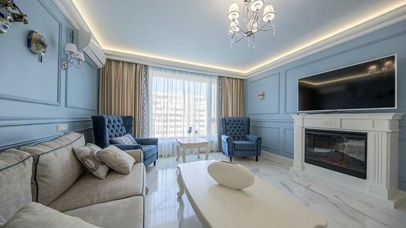 Роскошная 3К Квартира 120М2 На Набережной В Жк Obolon Residentsic 基輔 外观 照片